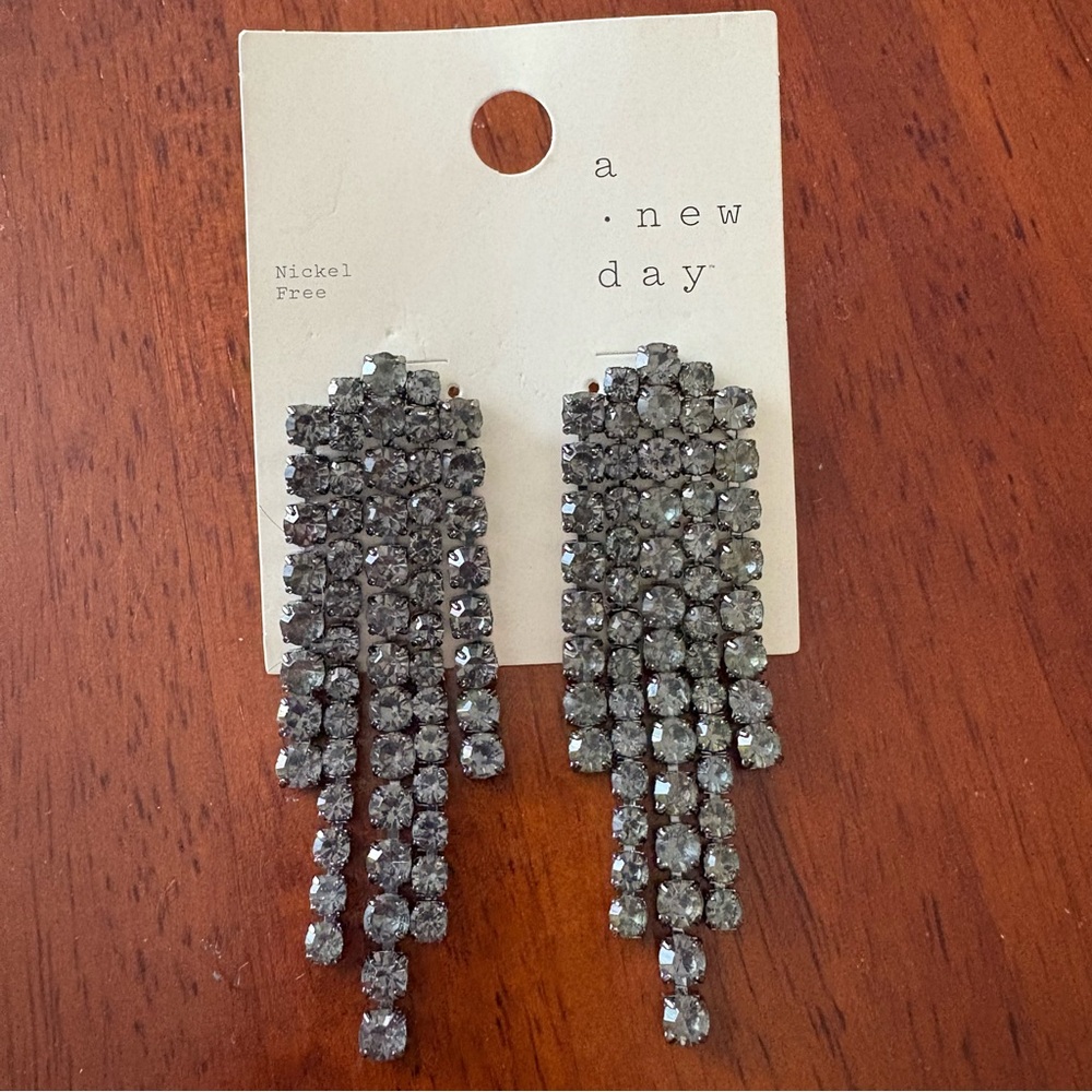 A New Day Silver Dangle Earrings
